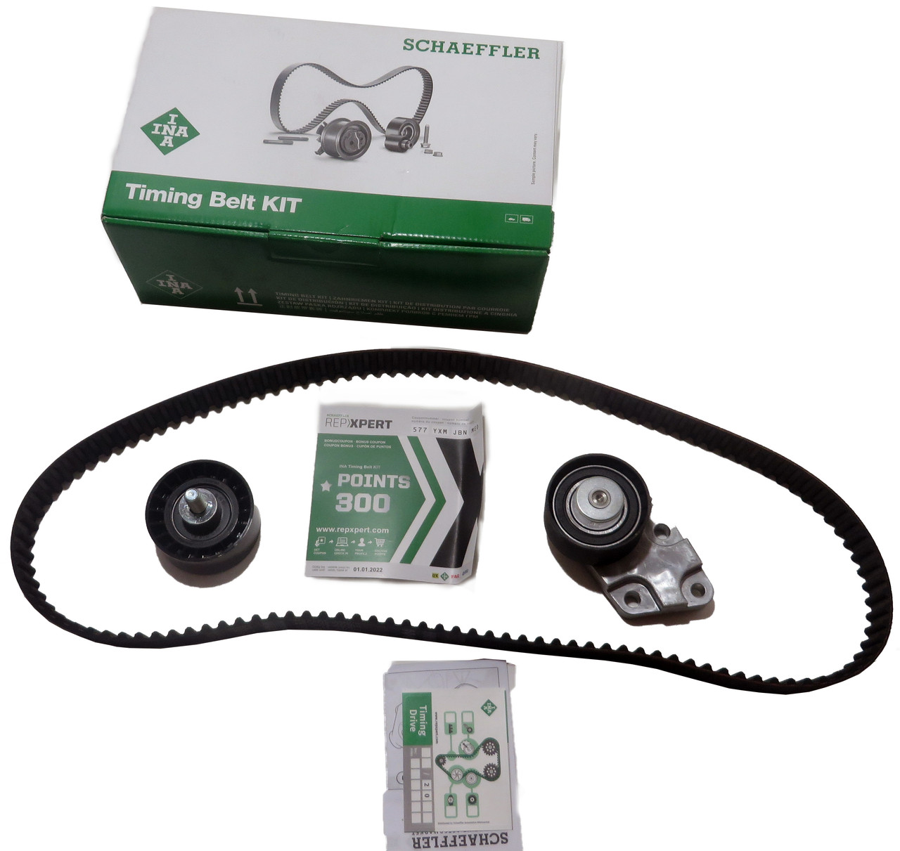 Сервисный к-т (ролики+ремень) ГРМ Ланос, Нубира 1.6 INA, 530033210 ...