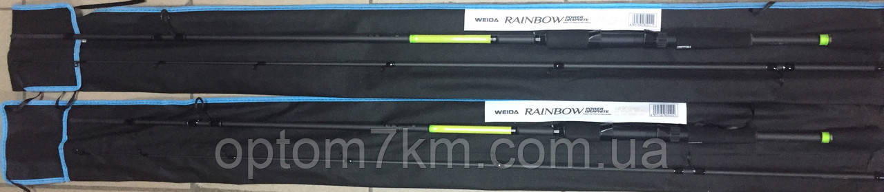 Спінінг Weida Rainbow 2,4m, тест 40-80g