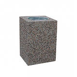 Урна для сміття бетонна Куб (28 л), фото 2