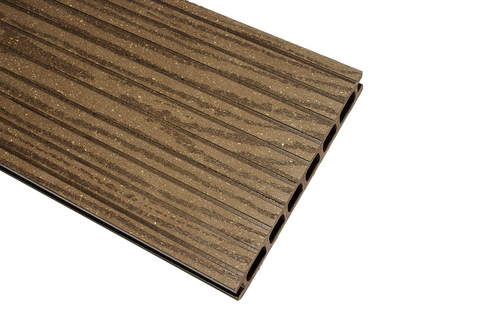 Террасна дошка шовна Impress (Імпрес) 162х24х2400 мм TM Holzdorf (колір горіх), фото 1