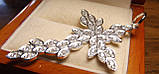 Хрест срібний Листя, фото 2