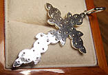 Хрест срібний Листя, фото 4