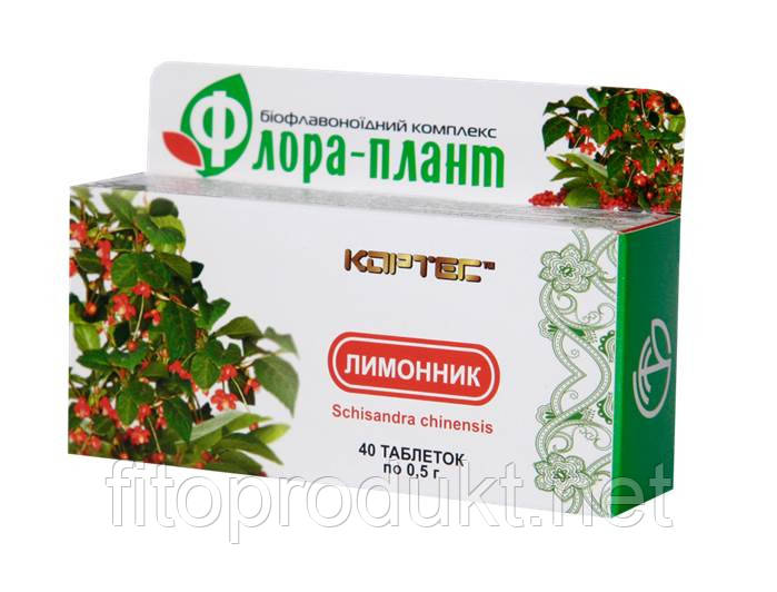 Лимонник тонізуючий засіб Флора Плант №40 Кортес