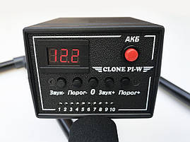 Металошукач Clone Pi W (Клон Пі В) на акумуляторі глибина пошуку до 2,5 м, фото 3
