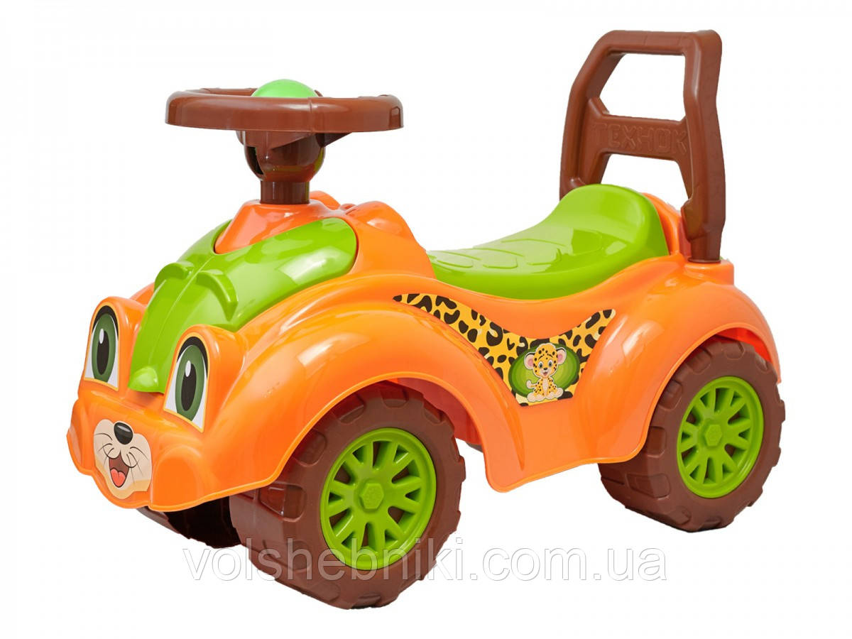 Дитячий автомобіль для прогулянок каталка — толокар Леопард ТМ Технок арт. 3268