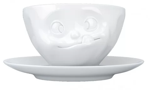 Чашка с блюдцем для кофе Tassen Лакомство (200 мл), фарфор