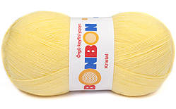 Nako BONBON KRISTAL (Бонбон Кристал) № 98210 блідо-жовтий (Пряжа 100% акрил, нитки для в'язання)