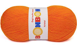 Nako BONBON KRISTAL (Бонбон Кристал) № 98215 помаранчевий (Пряжа 100% акрил, нитки для в'язання)
