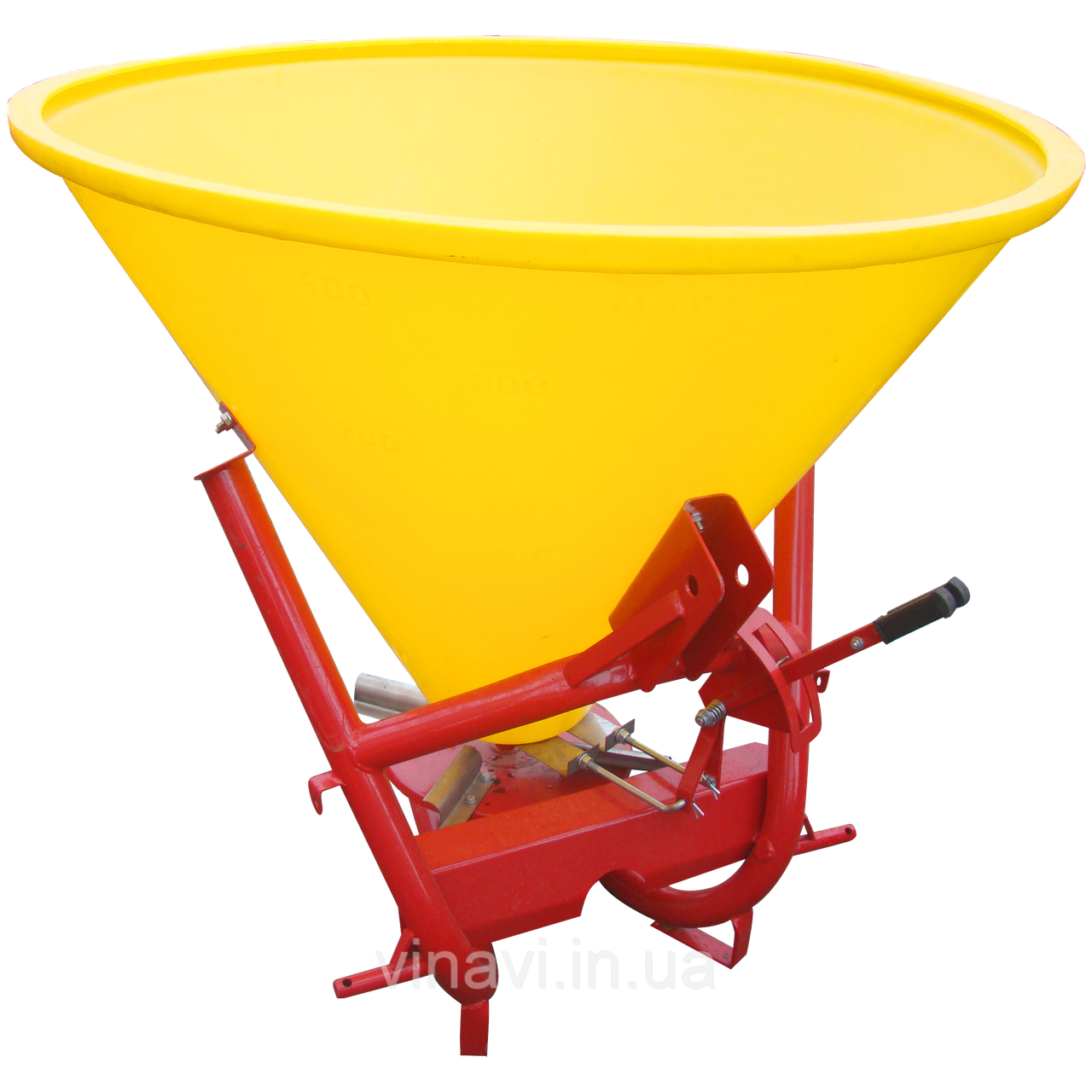 Розкидач мінеральних добрив навісний Jar-Met 400 л, фото 1