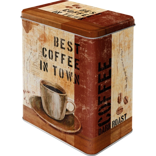 Коробка для зберігання L"Best Coffee in Town" Ностальгічне Art (30110)