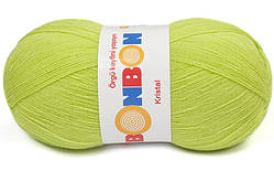 Nako BONBON KRISTAL (Бонбон Кристал) № 98228 світло-салатовий (Пряжа 100% акрил, нитки для в'язання)