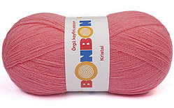 Nako BONBON KRISTAL (Бонбон Кристал) № 98230 дитячий рожевий (Пряжа 100% акрил, нитки для в'язання)