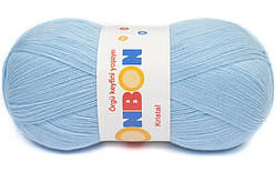 Nako BONBON KRISTAL (Бонбон Кристал) № 98231 ніжно-блакитний (Пряжа 100% акрил, нитки для в'язання)