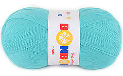 Nako BONBON KRISTAL (Бонбон Кристал) № 98238 бірюзовий (Пряжа 100% акрил, нитки для в'язання)