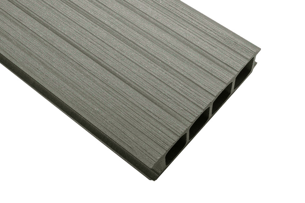 Терасна дошка шовна Alter (Альтер) 162х24х2400 мм TM Holzdorf (колір графіт), фото 1