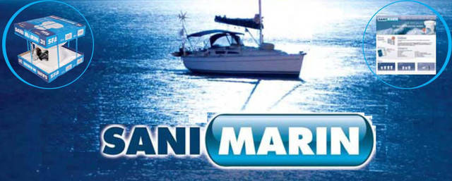 Компакти-подрібнювачі та санітарні насоси SANIMARIN для кораблів, суден і яхт