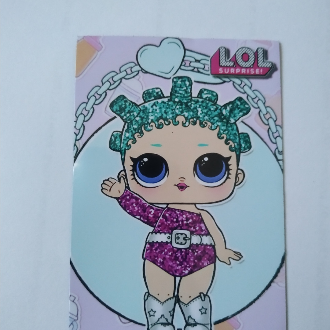 Магніт дитячий сувенірний No 2" Ляльки Лол " Розмір: 95х65мм., фото 1