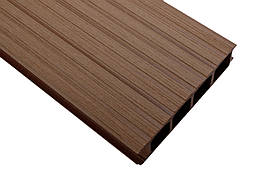 Терасна дошка шовна Alter (Альтер) 162х24х2400 мм TM Holzdorf (колір каштан)