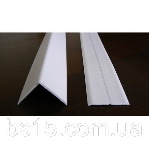 Углы для панелей ПВХ гибкие 40*40 мм белые 2,75 метра - фото 2 - id-p102128322