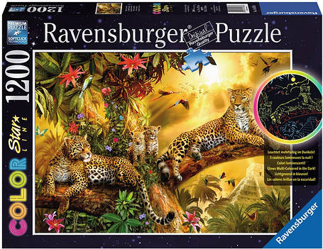 Ravensburger Пазл-світний Золотий леопард, фото 1