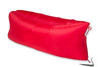 Надувной шезлонг лежак RipStop (красный)