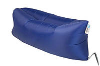 Надувной шезлонг лежак RipStop (синий)