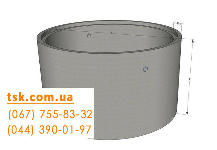 Купить Кольца для колодца с днищем КС 7.9, цена 1440 ₴ — Prom.ua (ID ...
