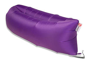 Надувний шезлонг лежак RipStop (фіолетовий)