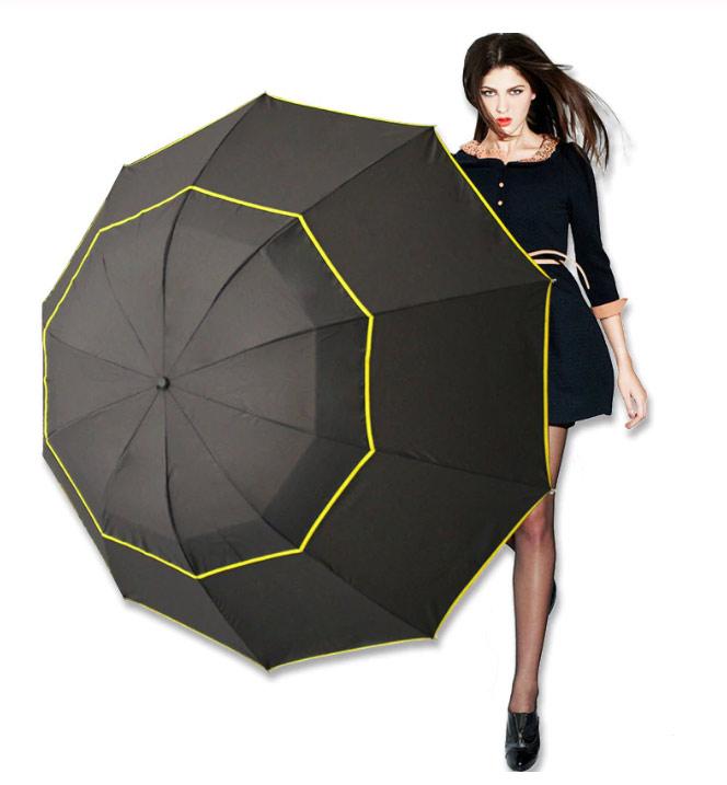 Двошарова парасолька Primo TopX 130см - Black