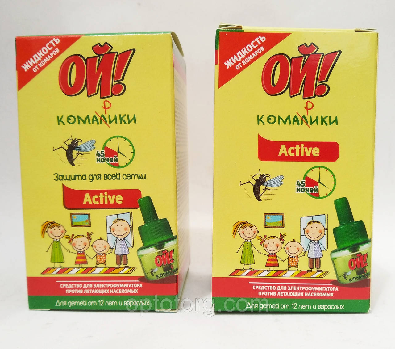 Рідина від комарів Ой комарки 45 ночей Active