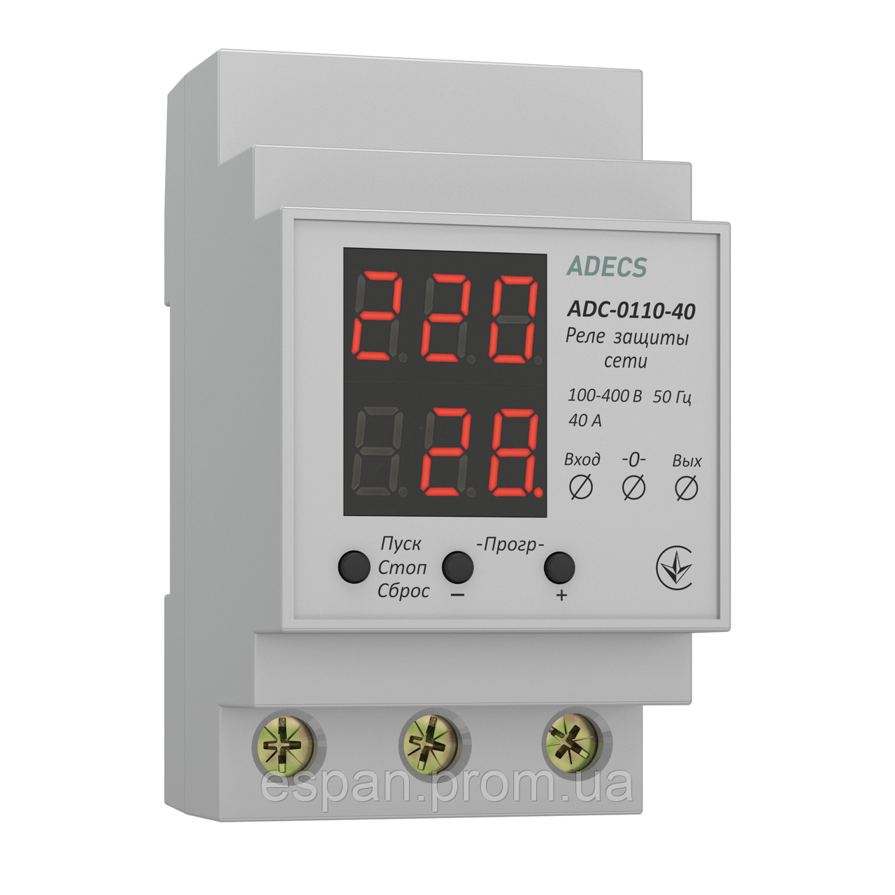 Реле контролю напруги ADECS ADC- 0110-40, реле регулятор напруги Алекс