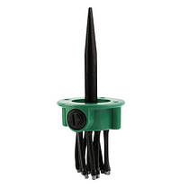 Спринклерний зрошувач, розпилювач для газону Multifunctional Water Sprinklers 360 градусів, фото 4