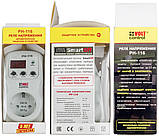 Реле напруги в розетку РН-116 Novatek-electro, фото 2