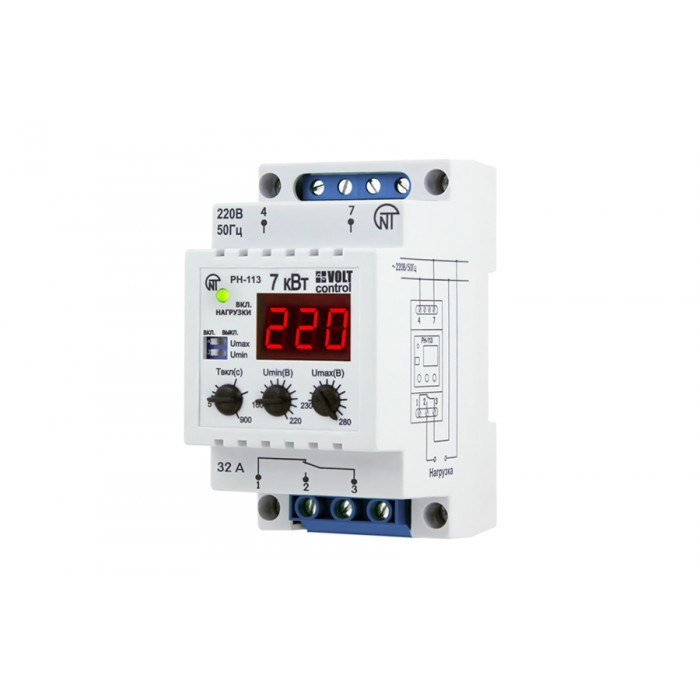 Реле напруги РН-113 Novatek-electro, фото 1