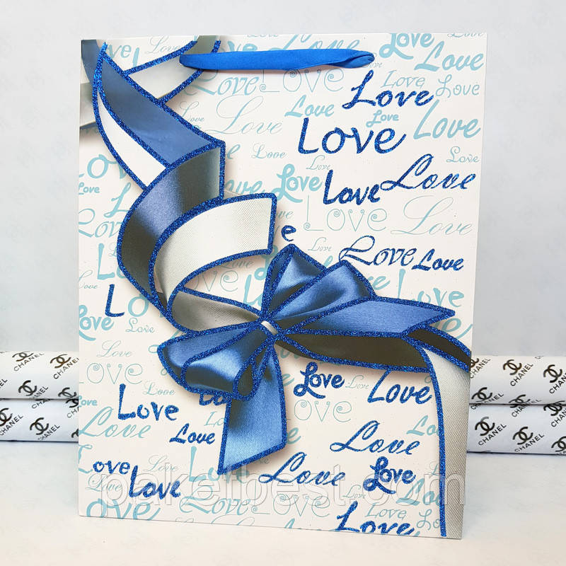 Пакет подарунковий Преміум (18х23х10) Середній