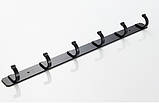 Планка з 3-ма і 5-ма гачками SANTEP 436LL Чорний, фото 6