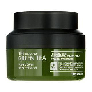 Крем на основі ферментованого зеленого чаю Tony Moly The Chok Chok Green Tea Watery Cream 60 мл