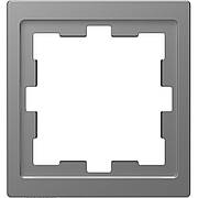 Рамка 1-постова Merten D-Life MTN4010-6536 Нержавіюча сталь