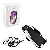 Автомобільний тримач сенсорний з функцією бездротової зарядки Penguin Smart Sensor S5, фото 4