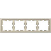 Рамка 4-постова Merten D-Life MTN4040-6533 Сахара