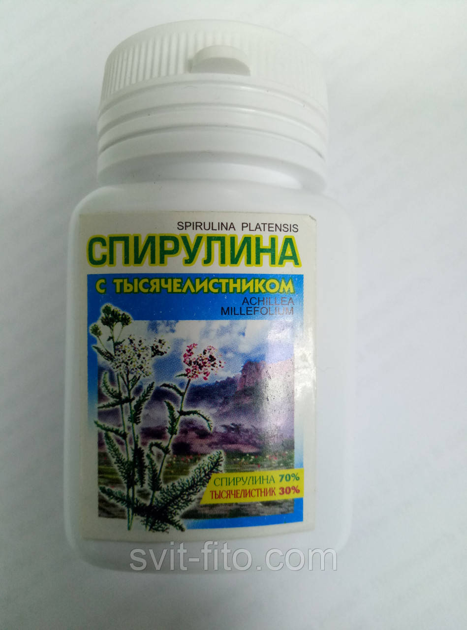 Спирулина с тысячелистником 80 табл