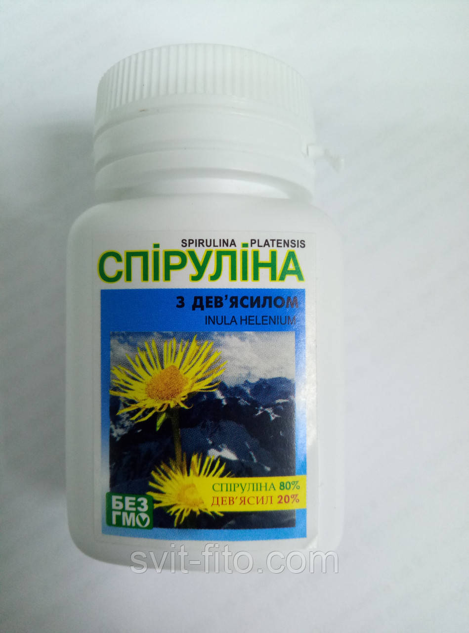 Спіруліна з оманом 80 табл