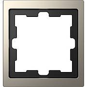 Рамка 1-постова Merten D-Life MTN4010-6550 Нікель