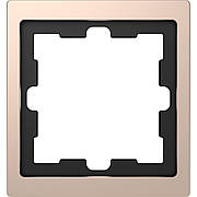 Рамка 1-постова Merten D-Life MTN4010-6551 Шампань