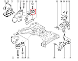 Сайленблок подушки двигуна на Рено Трафік 01-> 1,9 dCi (вгорі, вісімка) —BELGUM (Україна) - BG1814, фото 5