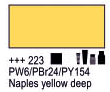 Фарба акрилова AMSTERDAM, 20мл (223) Неополитанский жовтий темний, Royal Talens, 17042230, 8712079342760