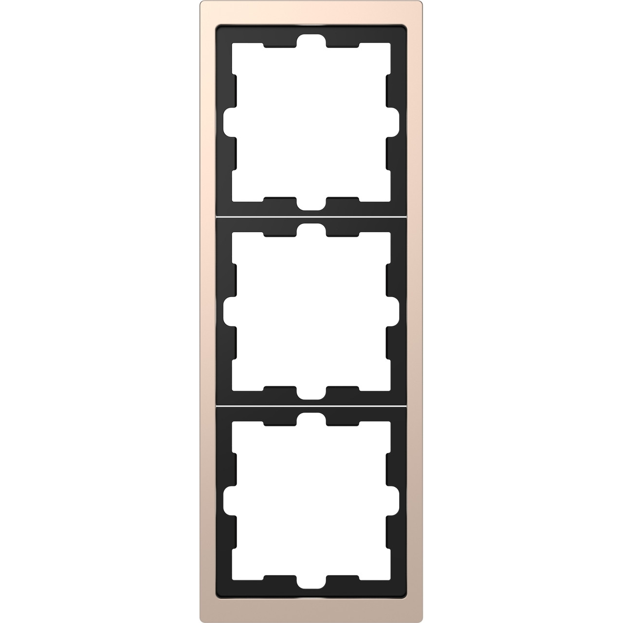 Рамка 3-постова Merten D-Life MTN4030-6551 Шампань