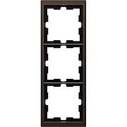 Рамка 3-постова Merten D-Life MTN4030-6552 Мокко