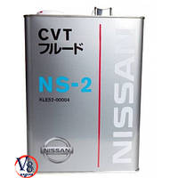 Трансмиссионное масло Nissan CVT FLUID NS-2 (KLE52-00004) 4л