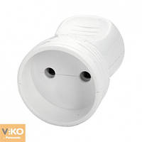 Штепсельне гніздо без заземлення 6А/220В Viko 90302500